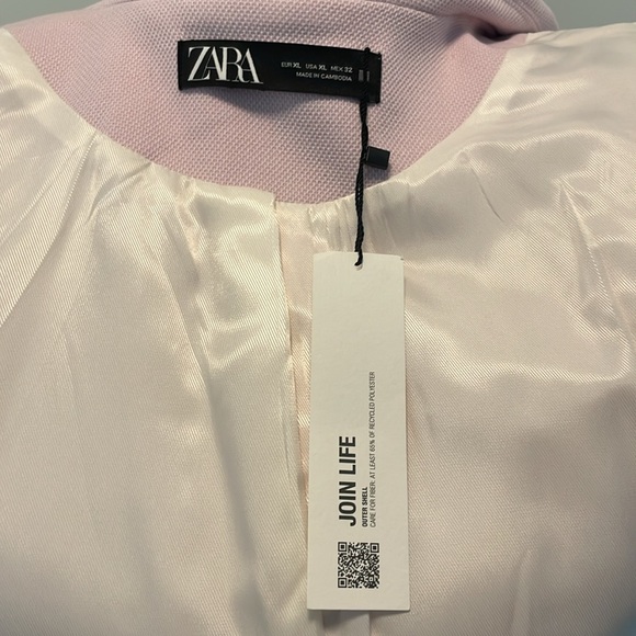 Cropped mauve/pink jacket - Picture 4 of 5